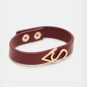 All SAINTS Lila Leather Bracelet. Msrp $69